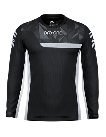 Camiseta Arquero M/Larga Pro-One Stream Negro/Gris Claro