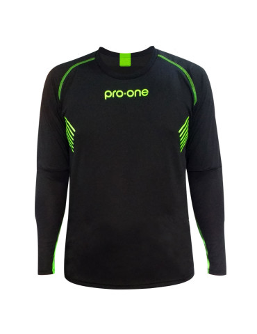 Camiseta de Arquero Pro-One Tempo Negro/Verde Neon