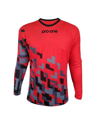 Camiseta de Arquero Pro-One Pixel Rojo/Negro